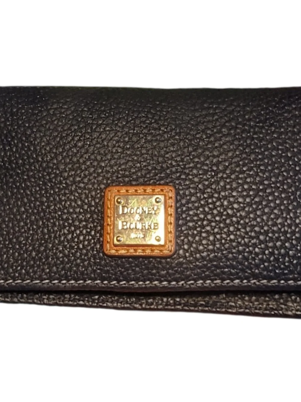 Dooney & Bourke Navy Pebble Leather Wallet